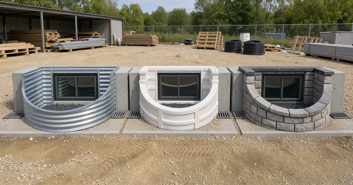 Metal, Plastic or Composite? Choosing a Window Well